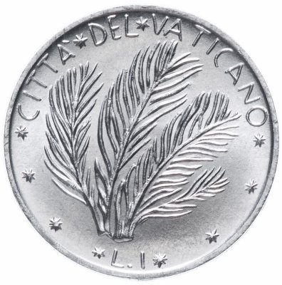 купить Ватикан 1 лира 1972
