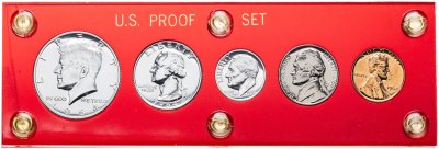 купить США 1964 набор из 5-ти монет "Пруф Proof" в упаковке