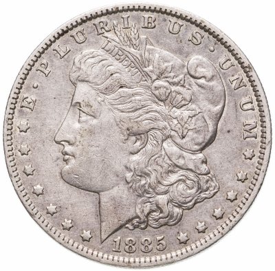 купить США 1 доллар (dollar) 1885 O Доллар Моргана знак монетного двора: "O" - Новый Орлеан