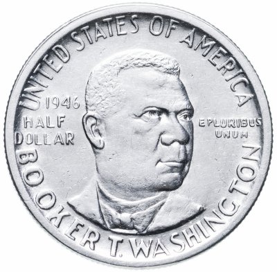 купить США 50 центов (1/2 доллара, half dollar) 1946 "Букер Талиафер Вашингтон" Без отметки монетного двора
