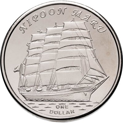 купить Кирибати, Остров Гилберта 1 доллар 2018 "Корабль Nipoon Maru"
