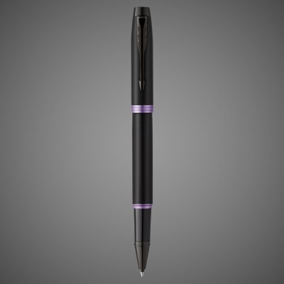 купить Ручка-роллер Parker IM Vibrant Rings Flame Amethyst Purple, стержень:Fblk, в подарочной упаковке., Лаки и смолы: лак, латунь, 2026 г.