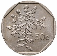 купить Мальта 50 центов (cents) 1991-2007, случайная дата