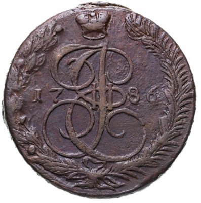 купить 5 копеек 1786 ЕМ