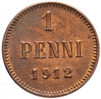 Купить 1 пенни (penny) 1912