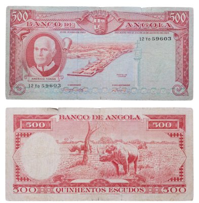 купить Ангола 500 эскудо 1962