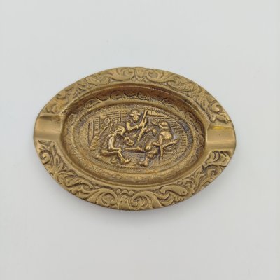 купить Пепельница "В трактире", латунь, литье, Европа, 1970-1990 гг.