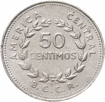 купить Коста-Рика 50 сентимо (centimos) 1978