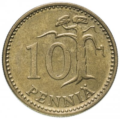 купить Финляндия 10 пенни 1974