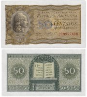 купить Аргентина 50 сентаво 1951 (Pick 261(1)