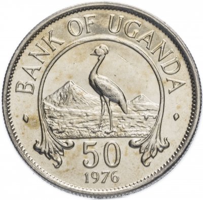 купить Уганда 50 центов (cents) 1976