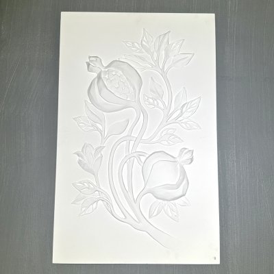 купить Панно декоративное "Гранат", скульптор - Шершнева Н.П., гипс, Российская Федерация, 2023 г.