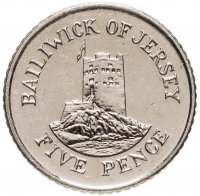 купить Джерси 5 пенсов (pence) 2012-2016 магнетик, случайная дата