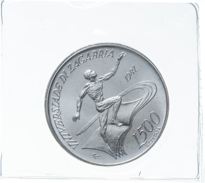 купить Сан-Марино 500 лир (lire) 1987 "Летняя Универсиада 1987, Загреб" в запайке