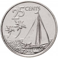 купить Багамы 25 центов (cents) 2007-2015 случайный год
