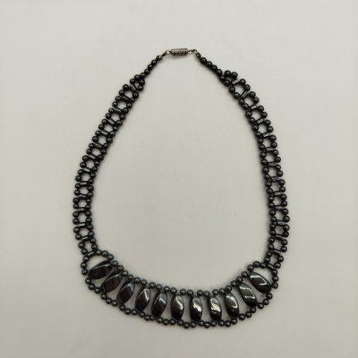 купить Бусы из бусин разной формы, поделочный камень, металл, СССР, 1980-1990 гг.