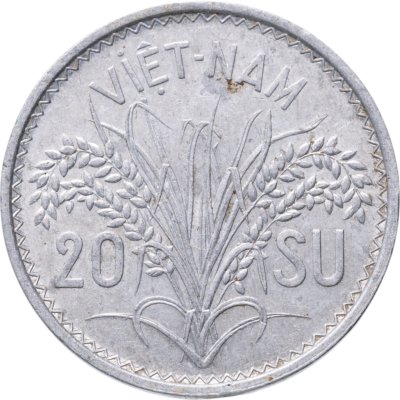 купить Южный Вьетнам 20 су (su) 1953