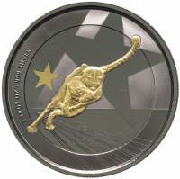 купить Камерун 500 франков 2019 "Гепард golden black empire", в футляре с сертификатом