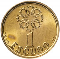 Купить Португалия 1 эскудо (escudo) 1997