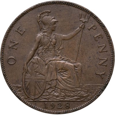 купить Великобритания 1 пенни (penny) 1928