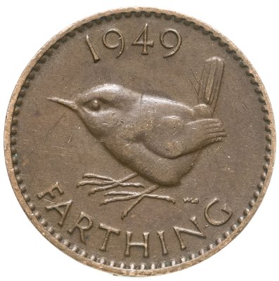 купить Великобритания 1 фартинг (farthing) 1949