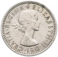 купить Великобритания 6 пенсов (pence) 1954-1970, случайная дата