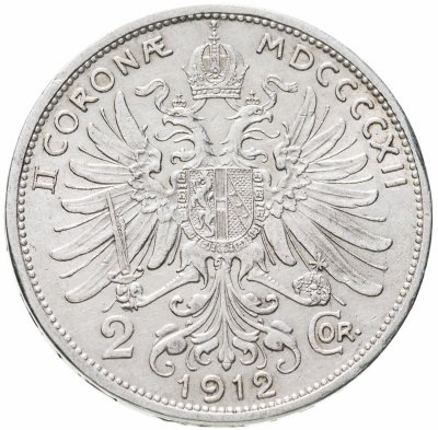 купить Австрия 2 кроны (corona) 1912