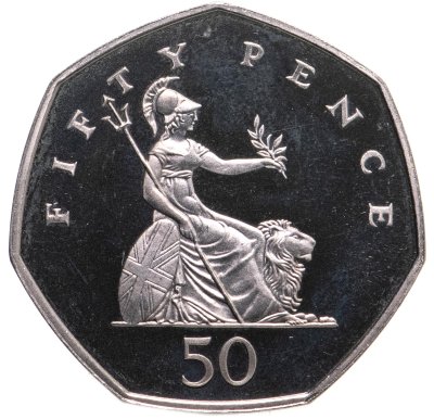 купить Великобритания 50 пенсов (pence) 1998