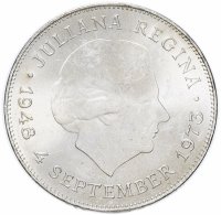 купить Нидерланды 10 гульденов (gulden) 1973 "25 лет правления Королевы Юлианы"