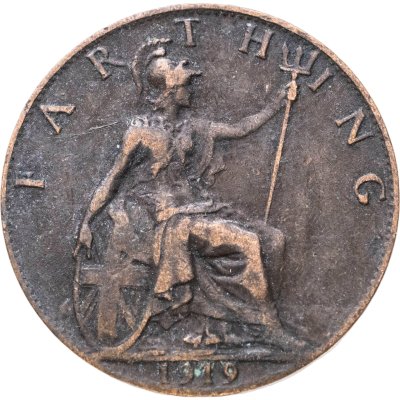 купить Великобритания 1 фартинг (farthing) 1919