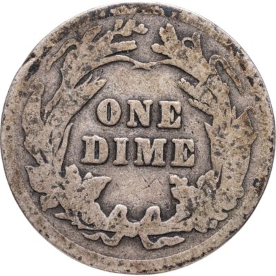 купить США 10 центов (дайм, one dime) 1916 Barber Dime Без отметки монетного двора