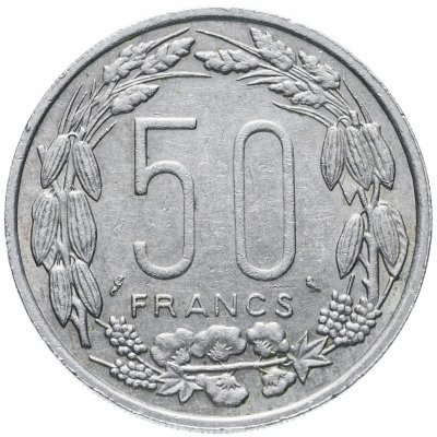 купить Экваториальная Африка 50 франков (francs) 1961
