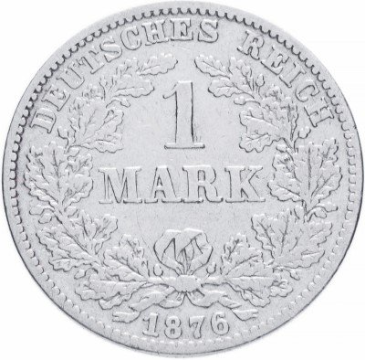 купить Германия (Германская Империя) 1 марка 1876 "С"