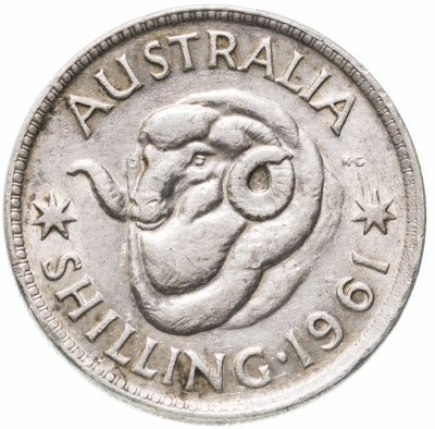 купить Австралия 1 шиллинг (shilling) 1961