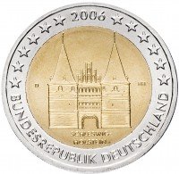 Купить Германия 2 евро 2006 D "Федеральные земли Германии: Шлезвиг-Гольштейн"