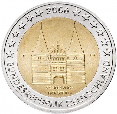 купить Германия 2 евро 2006 D "Федеральные земли Германии: Шлезвиг-Гольштейн"