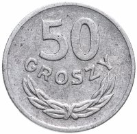Купить Польша 50 грошей (groszy) 1968