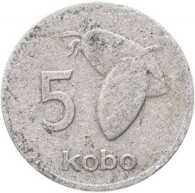 купить Нигерия 5 кобо (kobo) 1973-1976, случайная дата