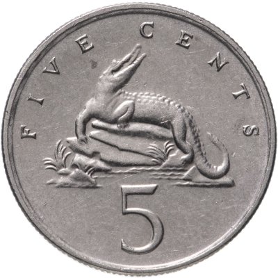 купить Ямайка 5 центов (cents) 1990