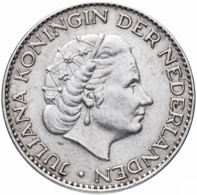 купить Нидерланды 1 гульден (gulden) 1955
