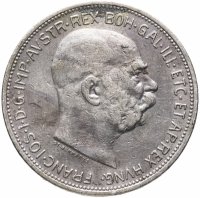 Купить Австро-Венгрия 2 кроны (corona) 1912, монета для Австрии