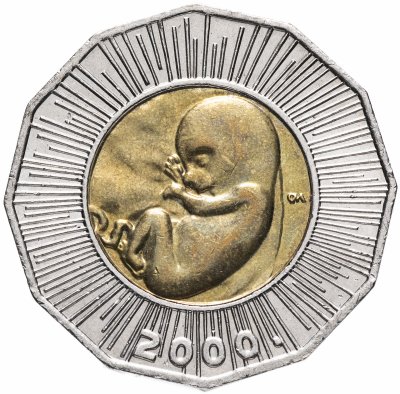 купить Хорватия 25 кун (kuna) 2000 Рождение нового тысячелетия