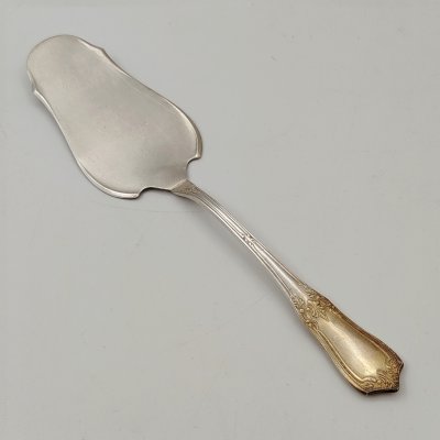 купить Лопатка сервировочная для подачи десертов, мНЦ (медь-никель-цинк), Киевский завод столовых приборов и посуды им. Дзержинского (ЗiД, ЗиД), СССР, 1950-1980 гг.