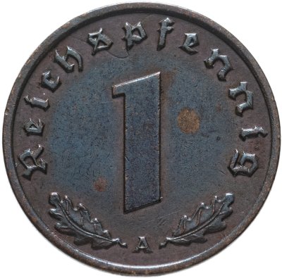 купить Германия (Третий рейх) 1 рейхспфенниг 1938 A