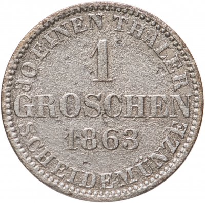 купить Германия, Ганновер 1 грош 1863