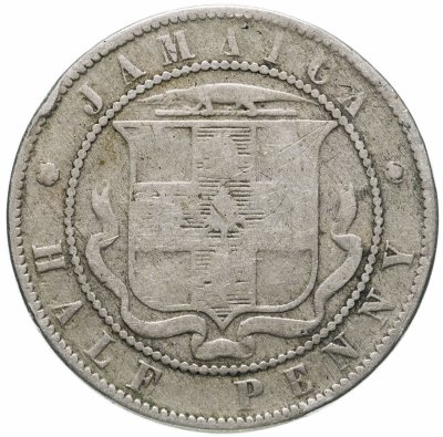 купить Ямайка 1/2 пенни 1870