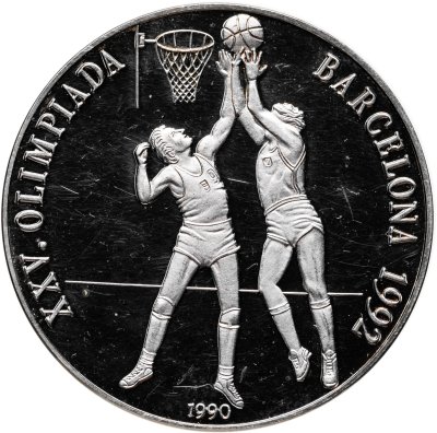 купить Куба 10 песо (pesos) 1990 XXV летние Олимпийские Игры, Барселона 1992 - Баскетбол