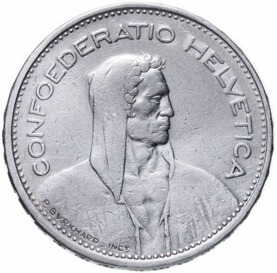 купить Швейцария 5 франков (francs) 1932