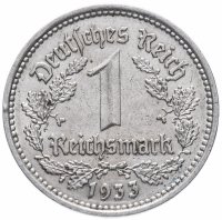 купить Нацистская Германия (Третий рейх) 1 рейхсмарка 1933 A