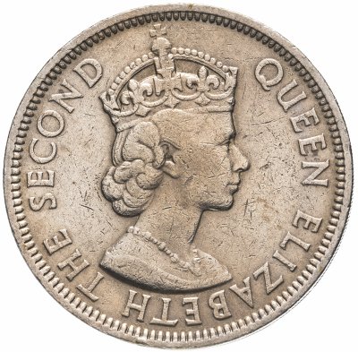 купить Маврикий 1 рупия (rupee) 1956-1978 Елизавета II, случайная дата